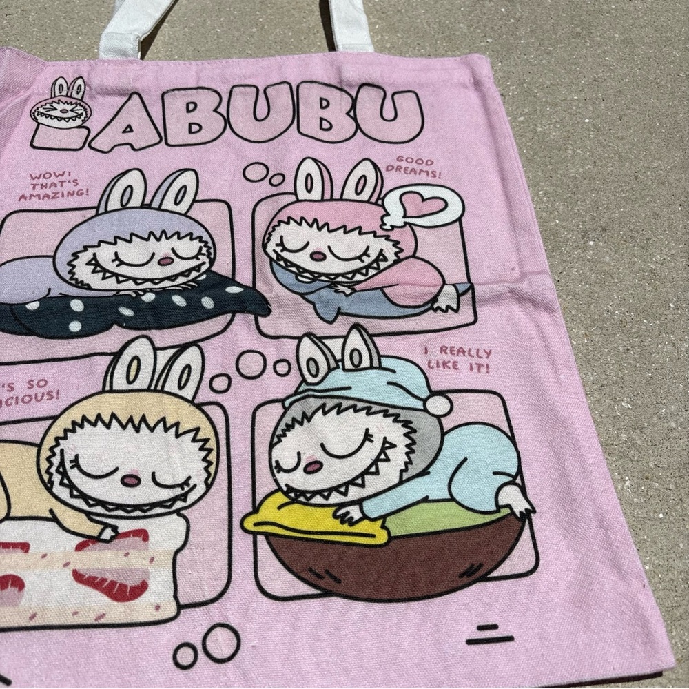Pink Labubu Tote Bag Y2K tote - Picture 4 of 7